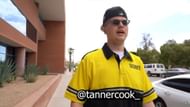 The YouTuber's appearance on the Classified Goons' channel (Image via YouTube)